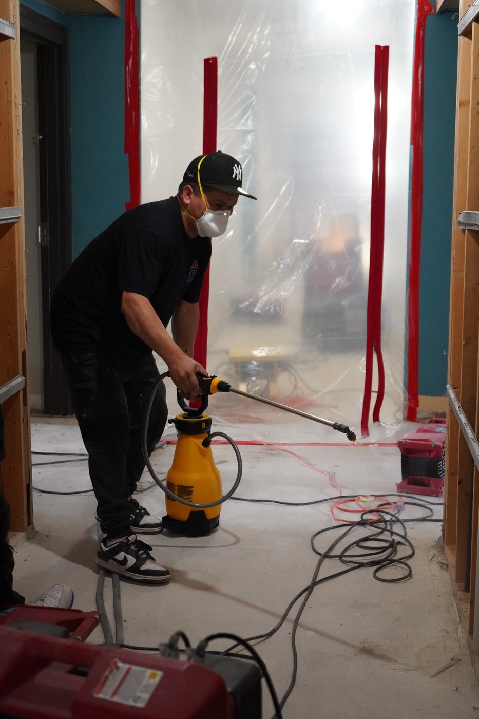 Revive technician working in containment zone